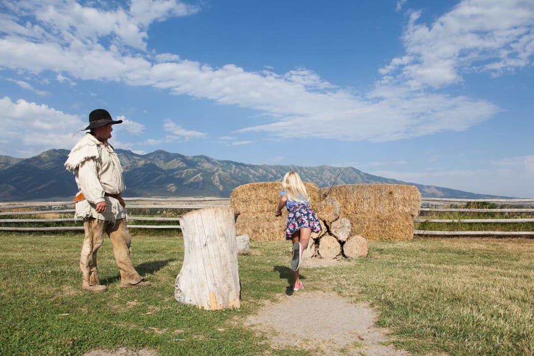 Axe Toss at American West Heritage Center